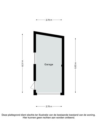 Plattegrond - Kerkstraat 9, 6351 GG Bocholtz - Kerkstraat 9 Bocholtz - Garage 2D.jpg